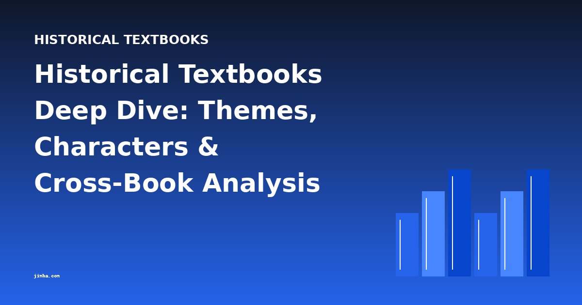 Historical Textbooks Deep Dive: Themes, Characters & Cross-Book Analysis