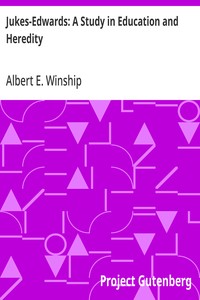 Cover of Jukes-Edwards: A Study in Education and Heredity — A Closer Reading