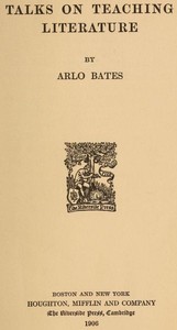 Cover of Talks on Teaching Literature — Themes and Context