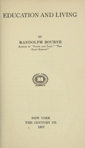 Cover of Education and living — Reading Notes