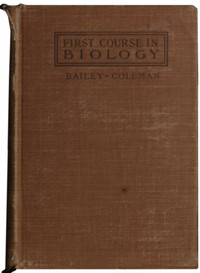 Cover of First course in biology — Text and Context