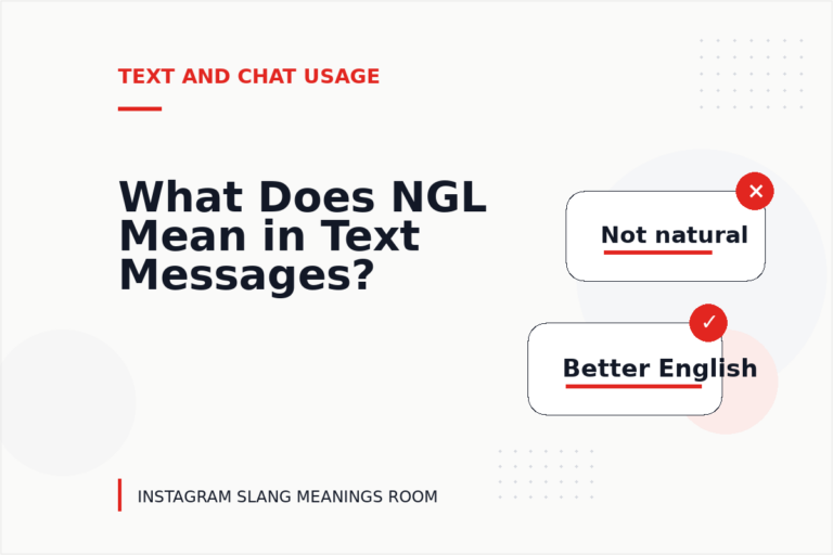 What Does NGL Mean in Text Messages?