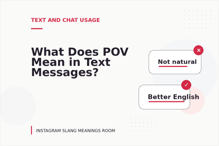 What Does POV Mean in Text Messages? What Does POV Mean in Text Messages?