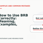 How to Use BRB Correctly: Meaning, Examples, and Mistakes