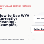 How to Use WYA Correctly: Meaning, Examples, and Mistakes